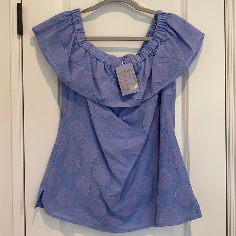 Sail to Sable Sz S Top NWT hydrangea
